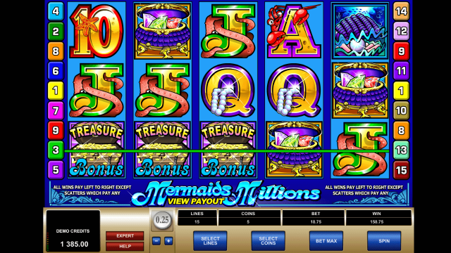 Mermaids Millions - скриншот 9