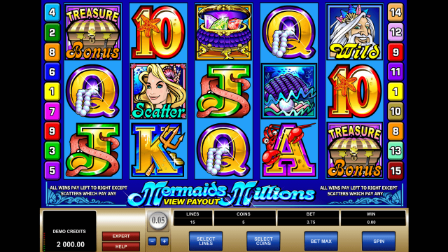Mermaids Millions - скриншот 1