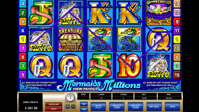 Mermaids Millions - скриншот 6