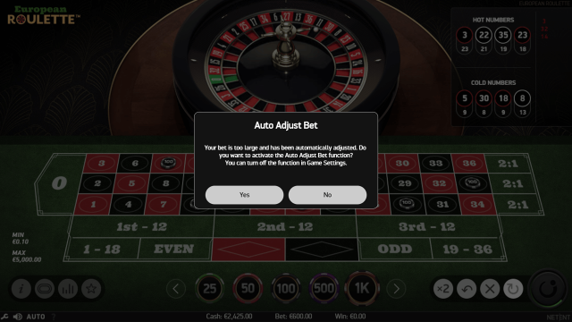 European Roulette - скриншот 1