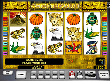 Aztec Treasure в клубе Вулкан 24